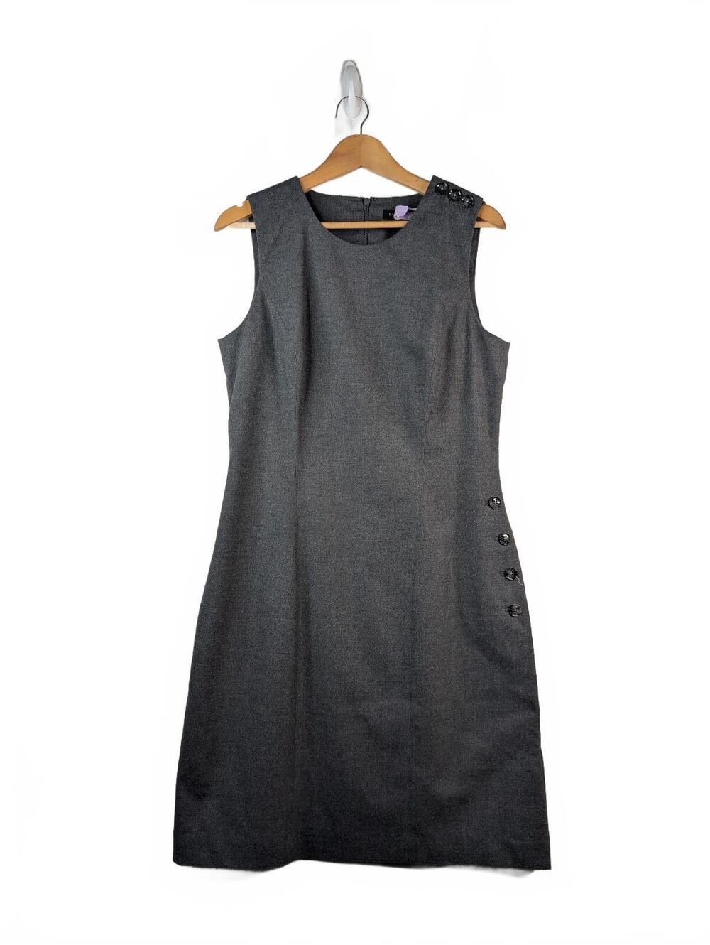 Banana Republic Sleeveless Gray Sheath Dress Size 10